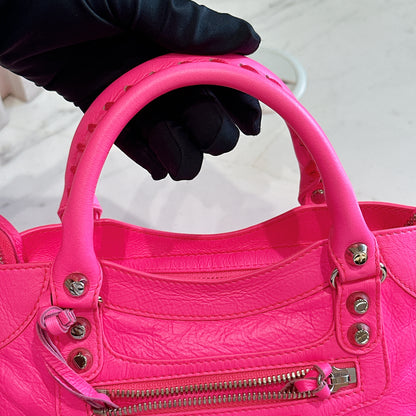 Balenciaga Classic City Mini Neon Pink