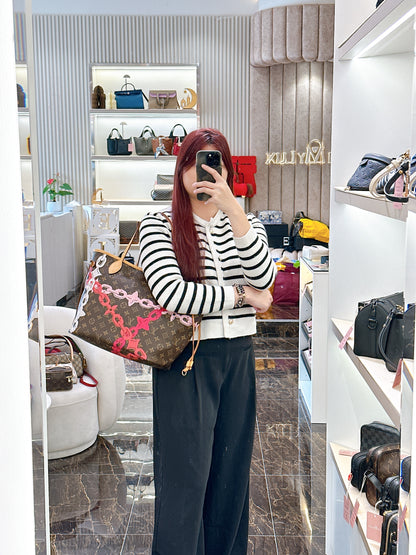 LV Monogram Bay Neverfull MM