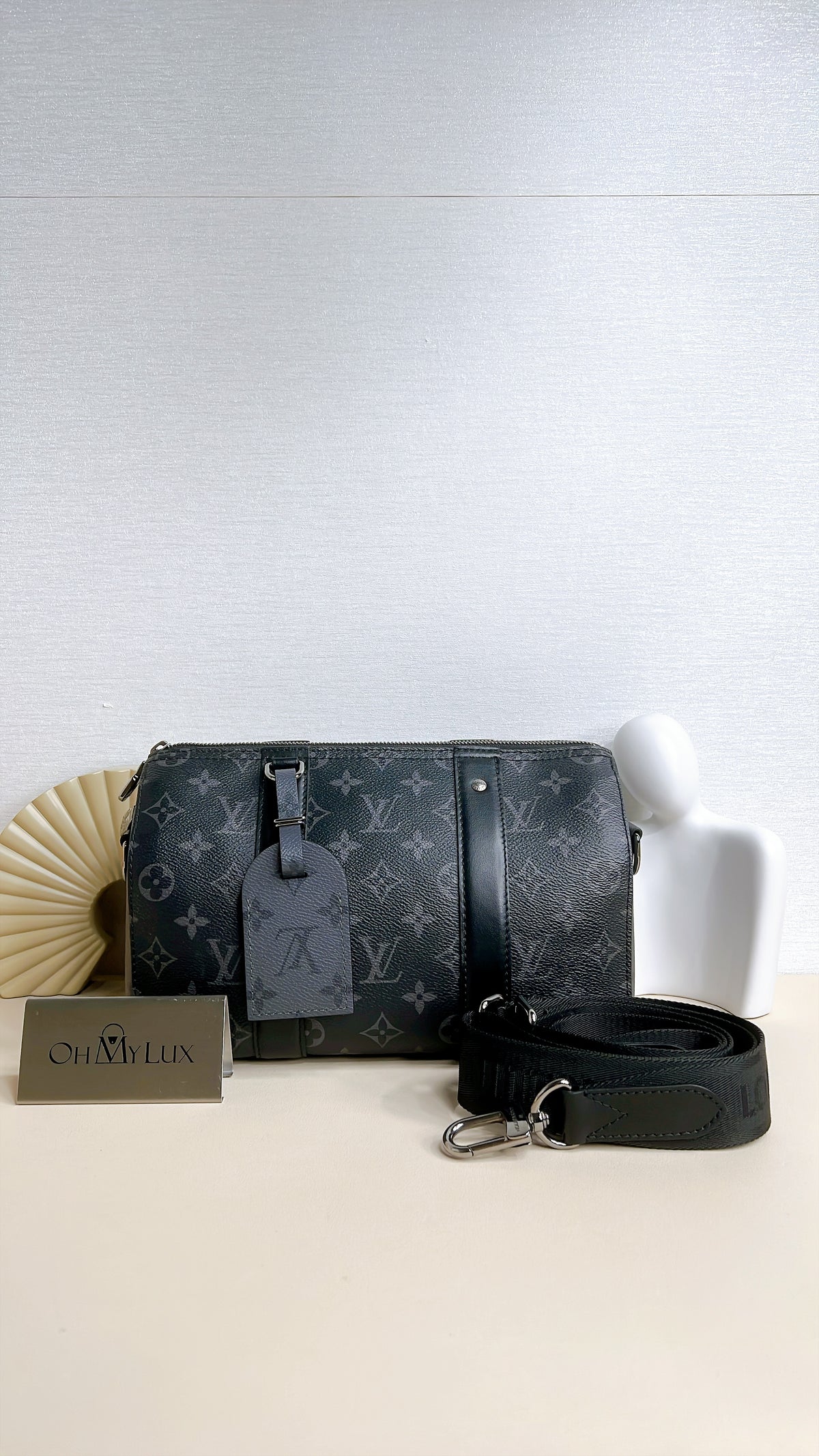 LV Monogram Eclipse City Keepall