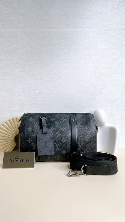 LV Monogram Eclipse City Keepall