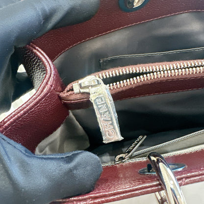 Chanel GST Cavier in Burgundy