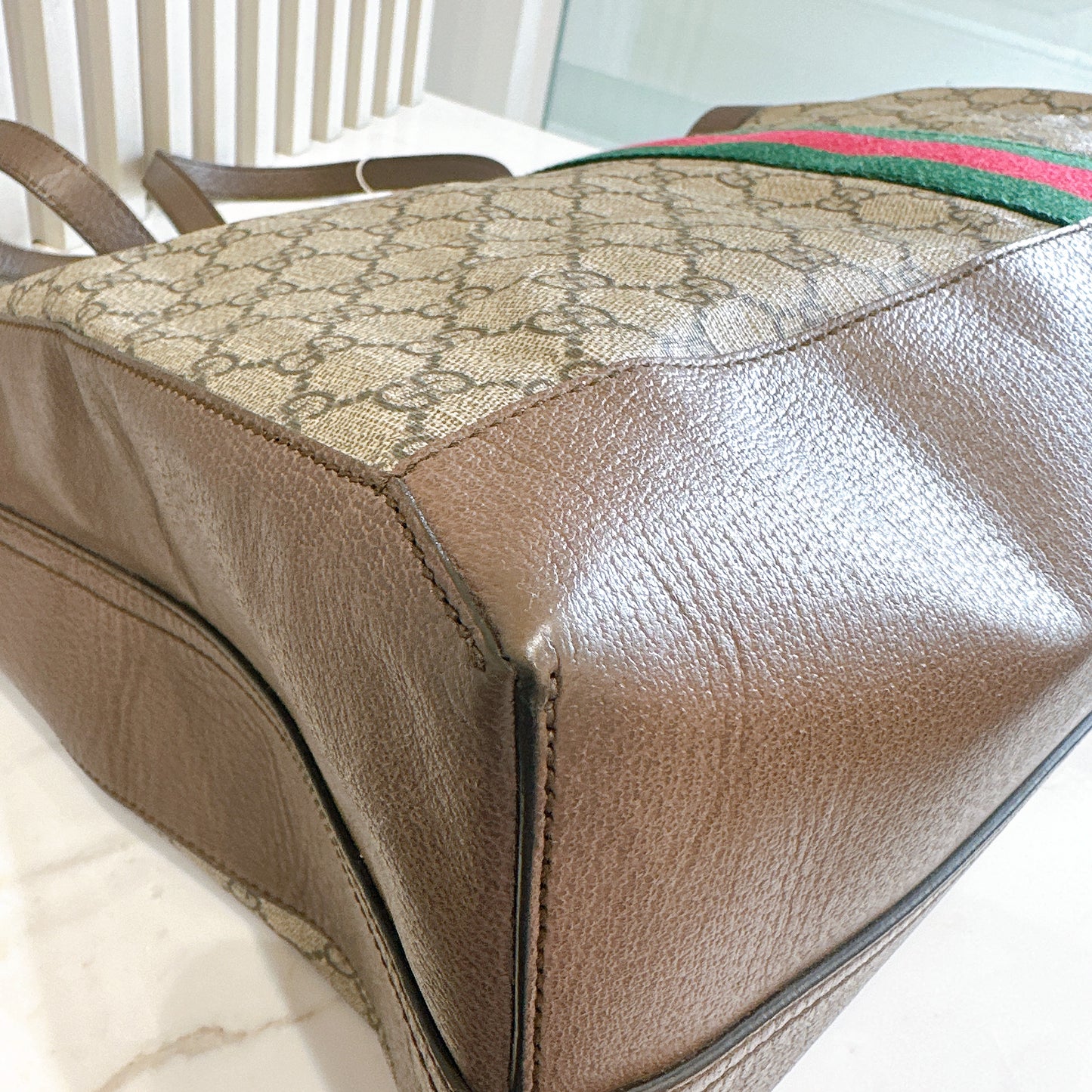 Gucci GG Supreme Ophidia Medium Soft Tote