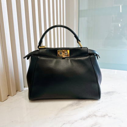 Fendi Mini Peekaboo in Black