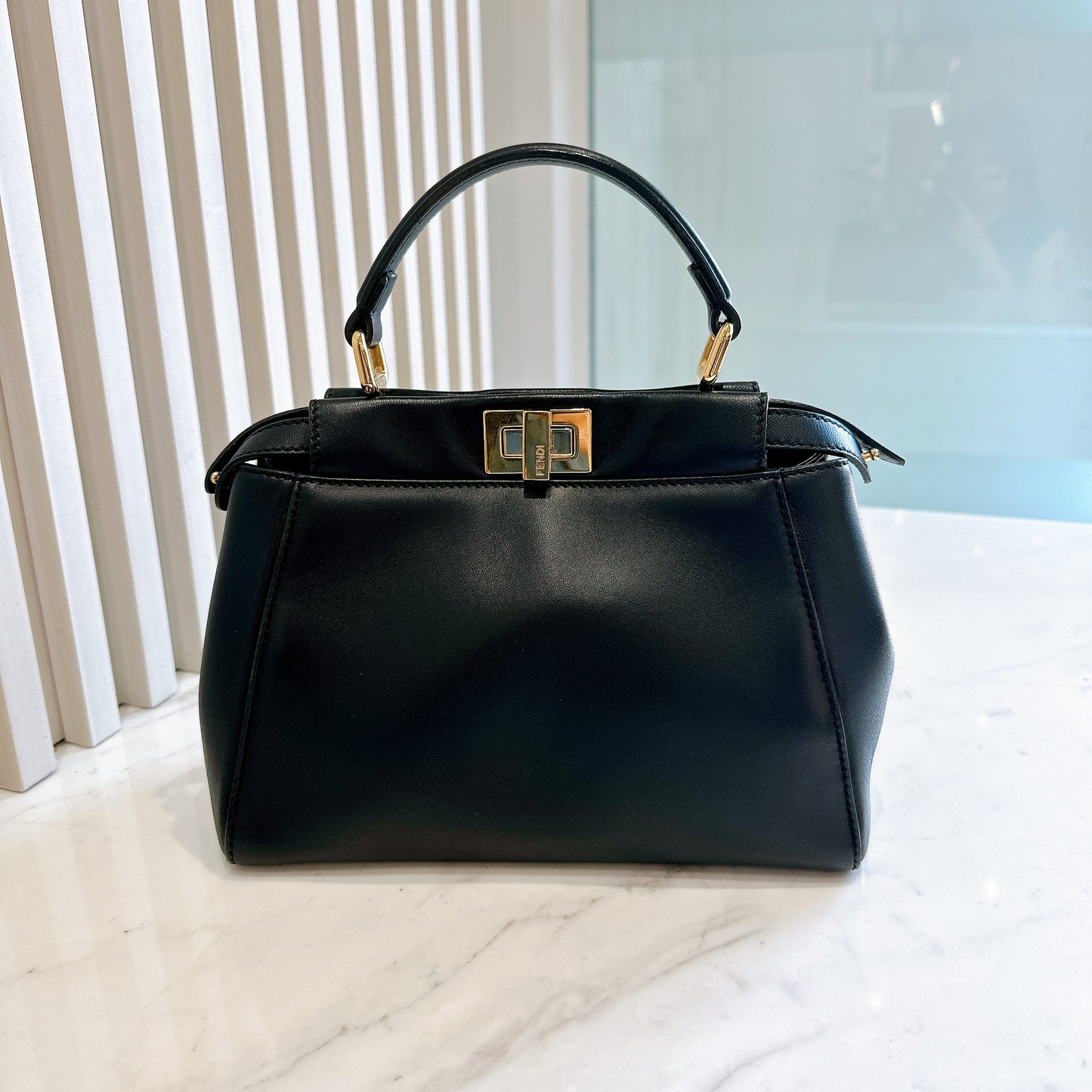 Fendi Mini Peekaboo in Black