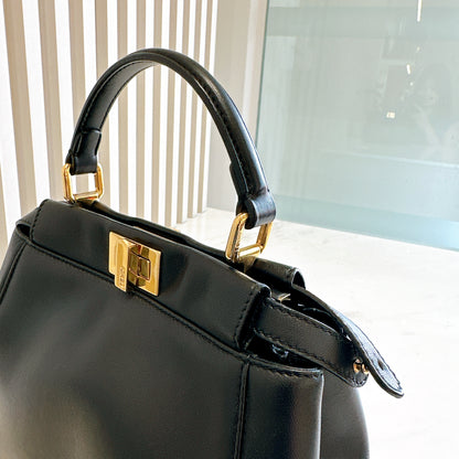 Fendi Mini Peekaboo in Black