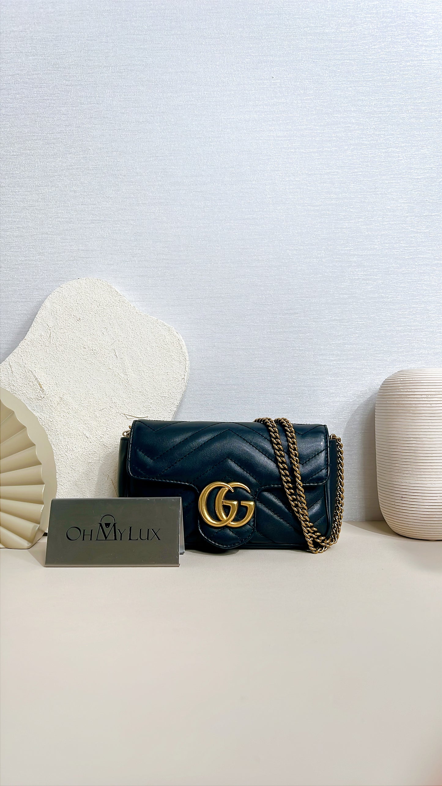 Gucci Marmont Supermini in Black
