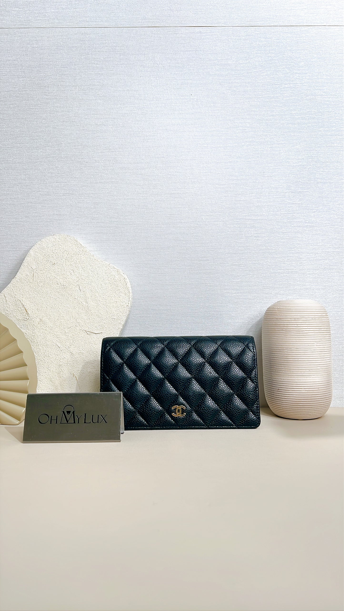 Chanel Classic Flap Long Wallet in GHW