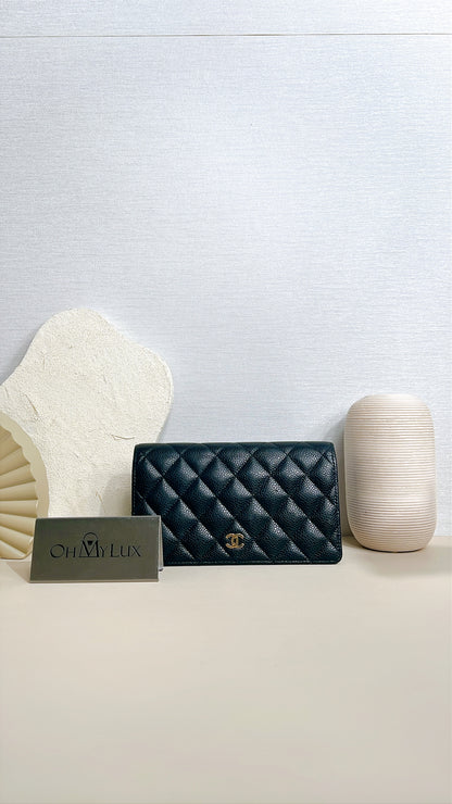 Chanel Classic Flap Long Wallet in GHW