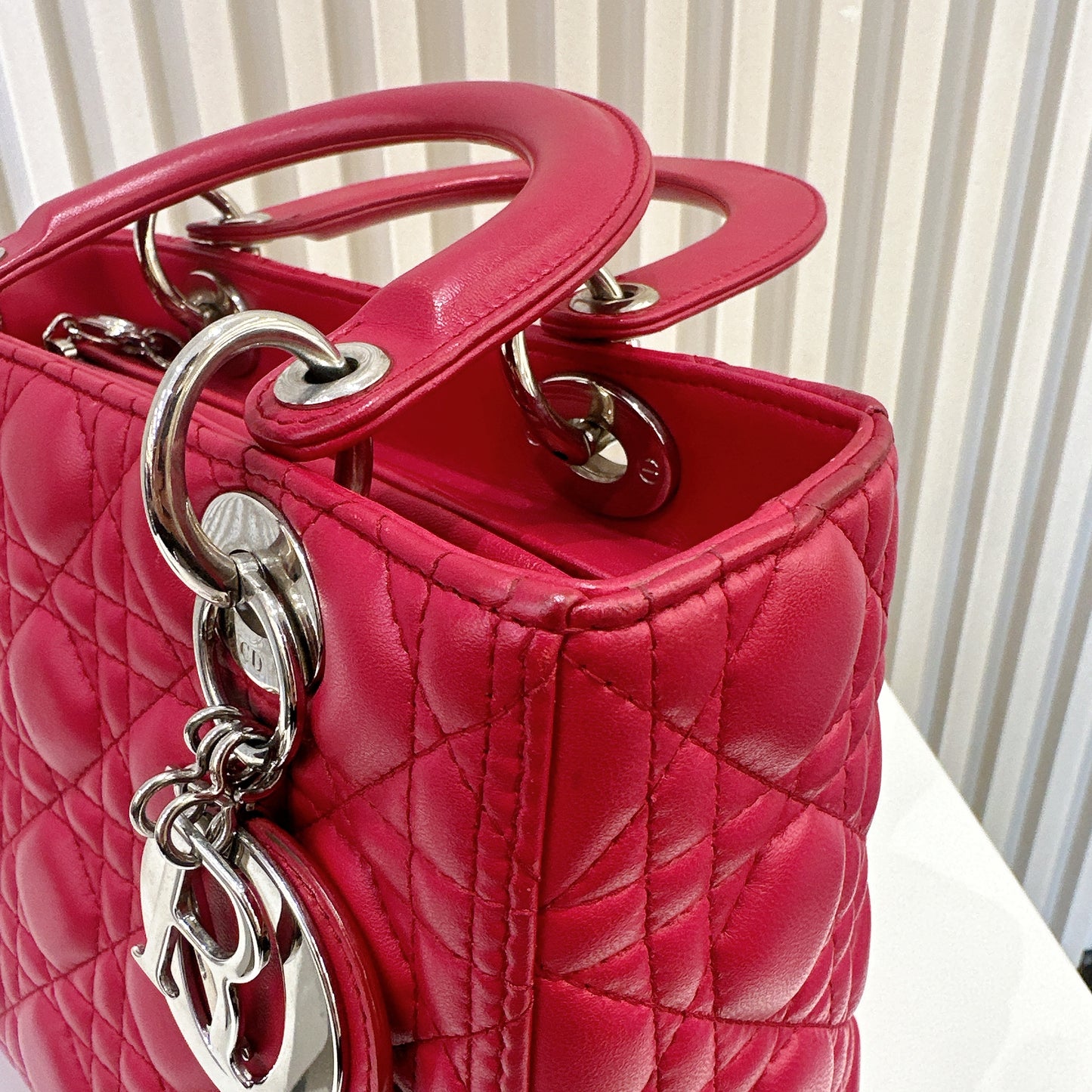 Lady Dior Medium In Red