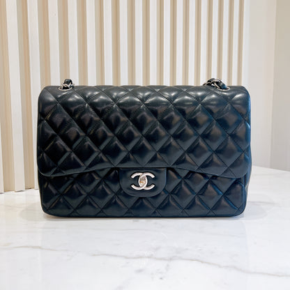 Chanel Jumbo Lambskin In SHW