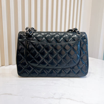 Chanel Jumbo Lambskin In SHW