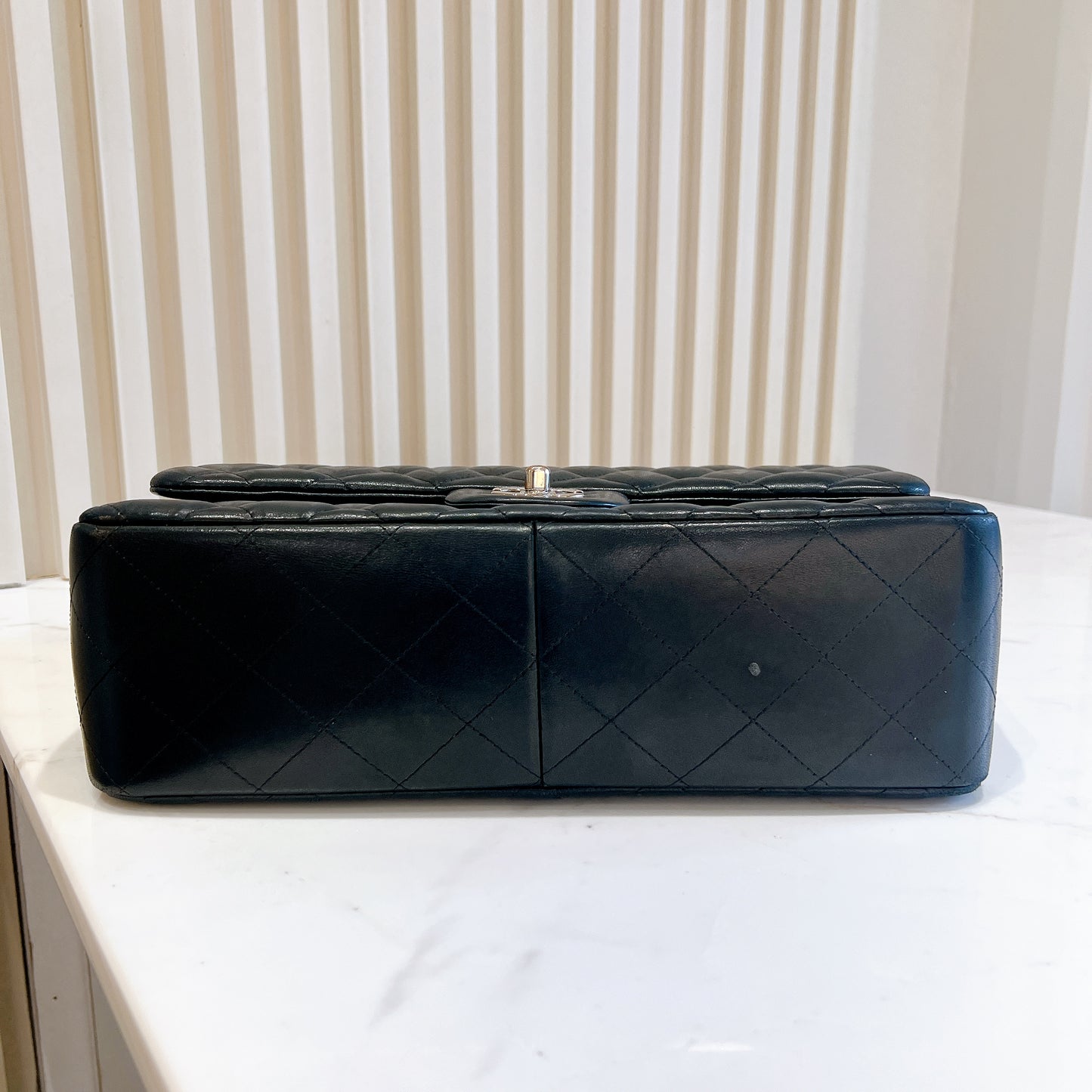 Chanel Jumbo Lambskin In SHW