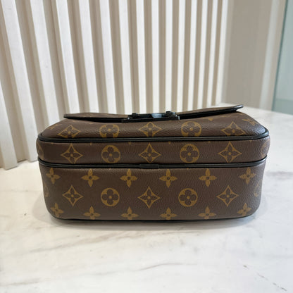 LV Monogram Macassar S Lock Messenger