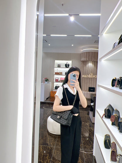 Chanel Jumbo Lambskin In SHW