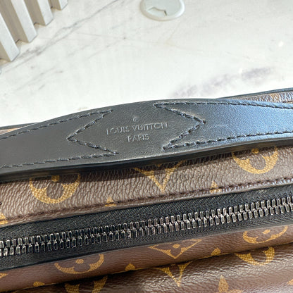 LV Monogram Macassar S Lock Messenger