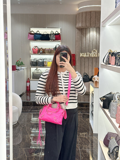 Balenciaga Classic City Mini Neon Pink