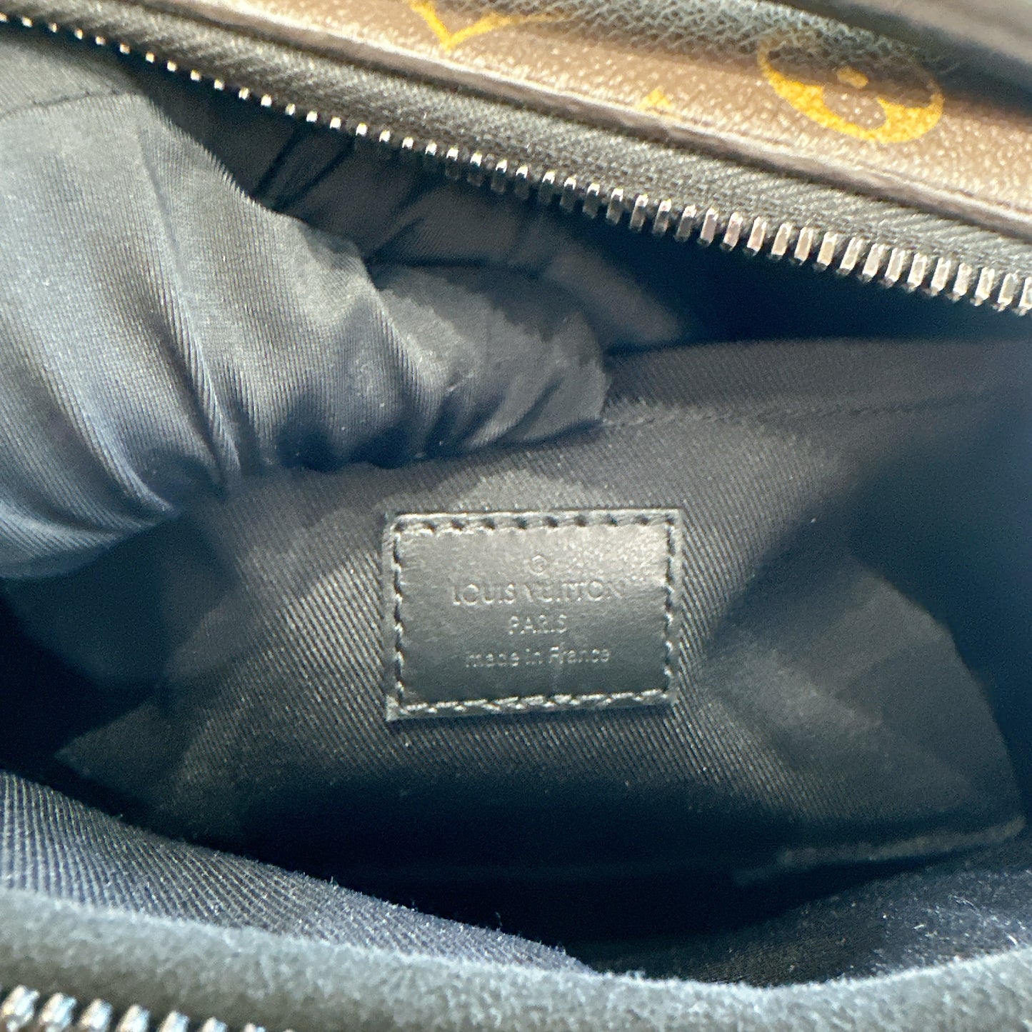 LV Monogram Macassar S Lock Messenger