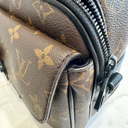 LV Monogram Macassar S Lock Messenger