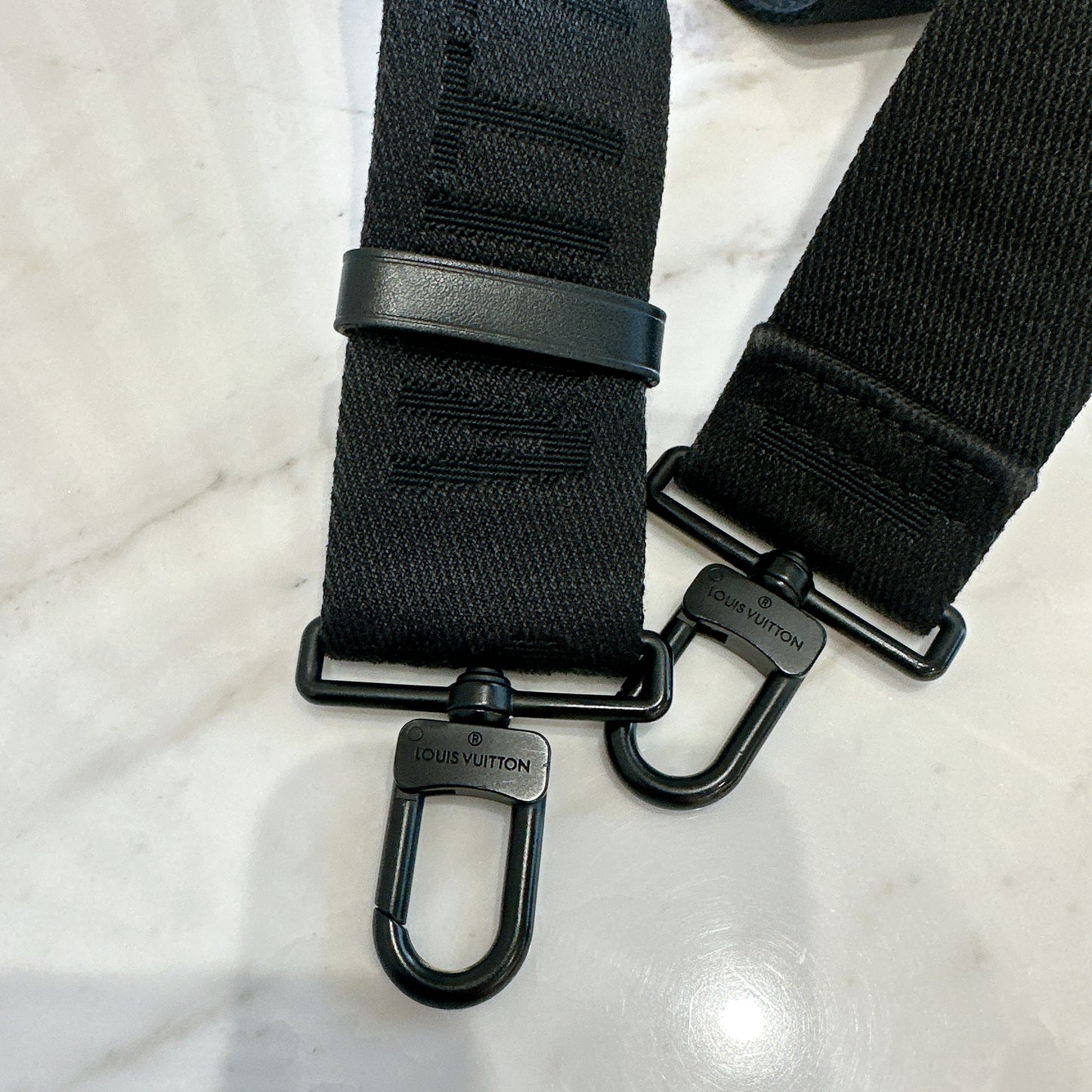 LV Monogram Macassar S Lock Messenger