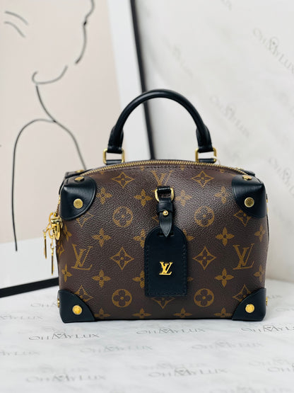 LV Monogram Petite Souple Malle