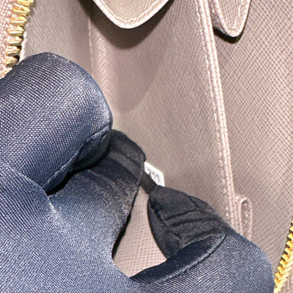 Prada Saffiano Coin Purse in Grey