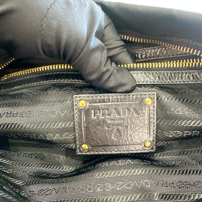 Prada Tessuto Nylon Pietre Jeweled Clutch