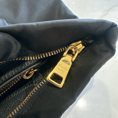 Prada Tessuto Nylon Pietre Jeweled Clutch