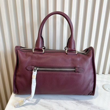 Prada Vitello Phenix Granato in Burgundy