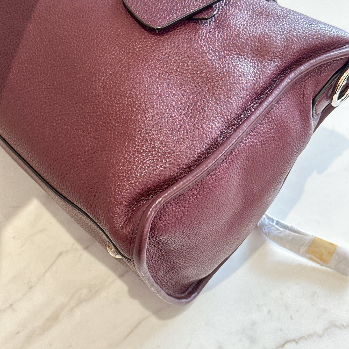Prada Vitello Phenix Granato in Burgundy