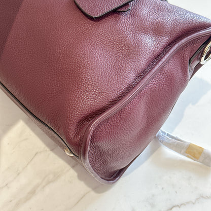 Prada Vitello Phenix Granato in Burgundy