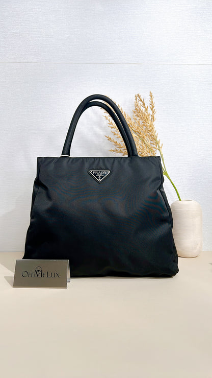 Prada Nylon Black Tote