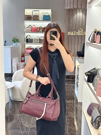 Prada Vitello Phenix Granato in Burgundy
