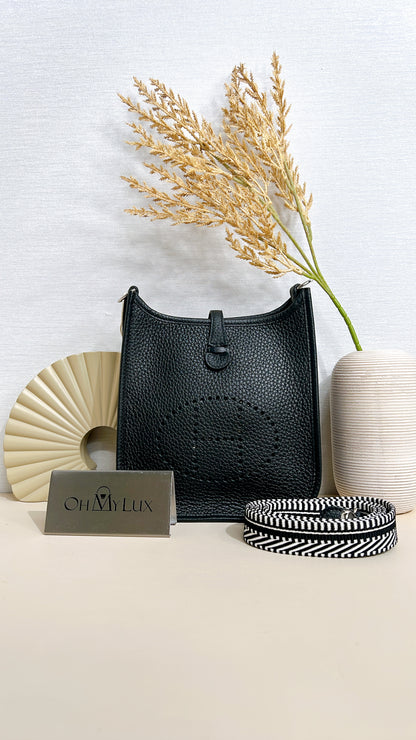 Hermes Mini Evelyne in Noir