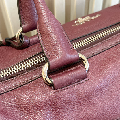 Prada Vitello Phenix Granato in Burgundy