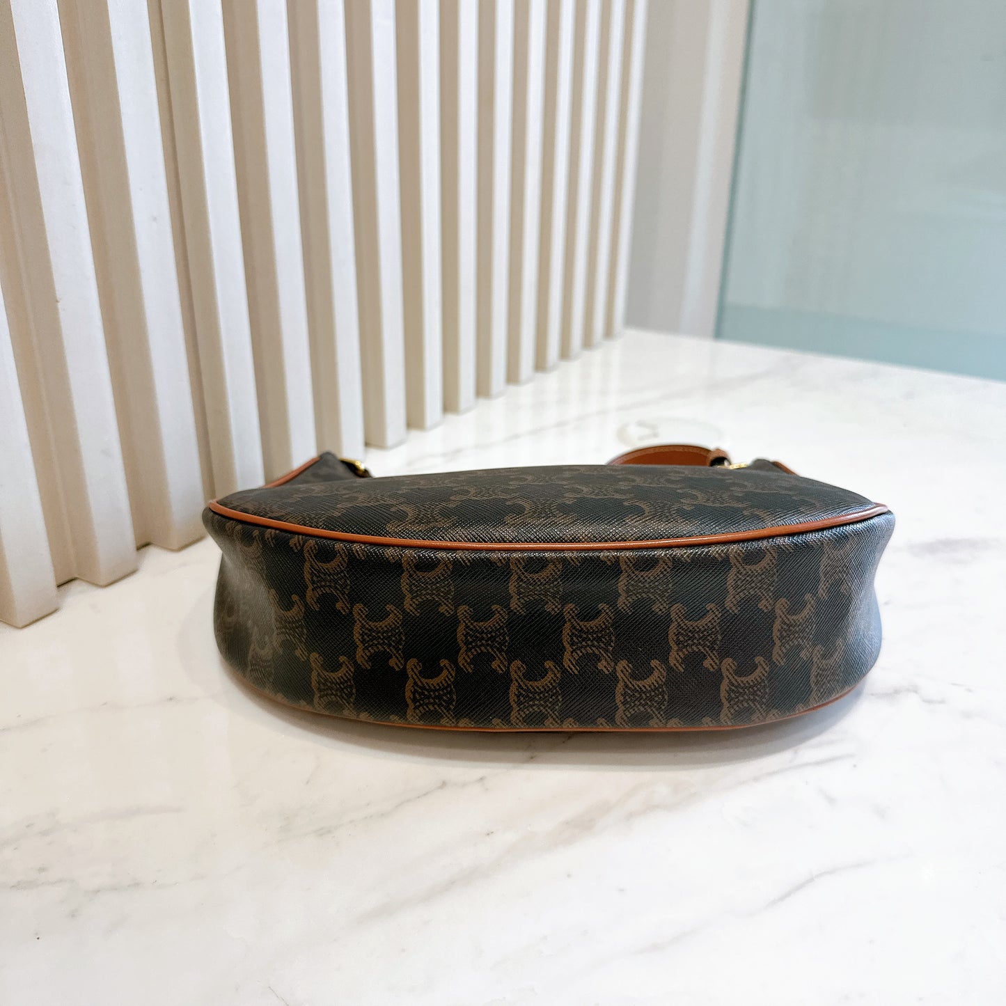 Celine Ava in Tan Triomphe Canvas