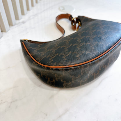 Celine Ava in Tan Triomphe Canvas