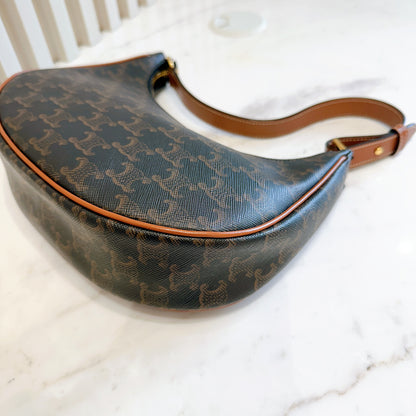 Celine Ava in Tan Triomphe Canvas