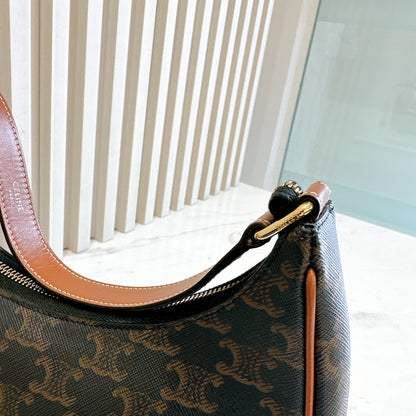 Celine Ava in Tan Triomphe Canvas