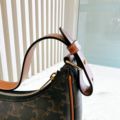Celine Ava in Tan Triomphe Canvas