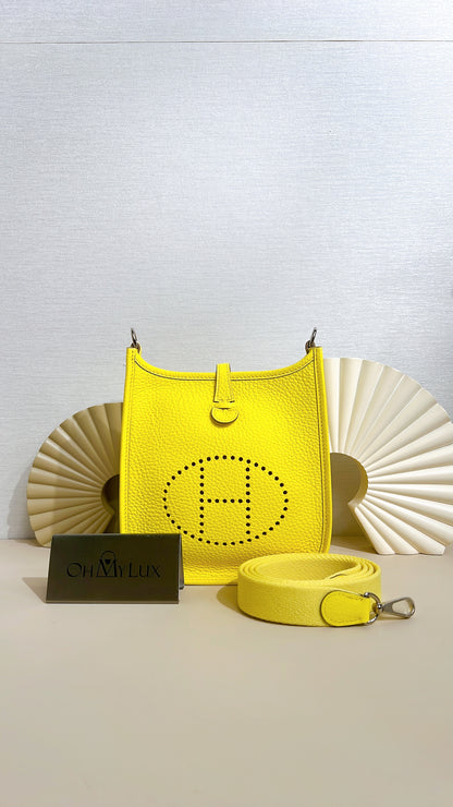 Hermes Mini Evelyn in Limoncello
