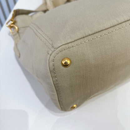 Prada Denim Canapa Tote