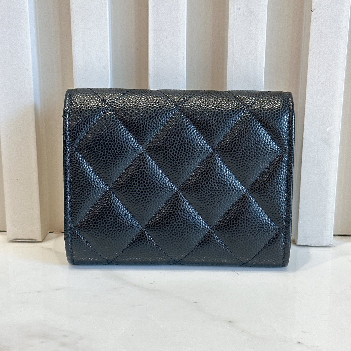 Chanel Caviar Card Holder Black