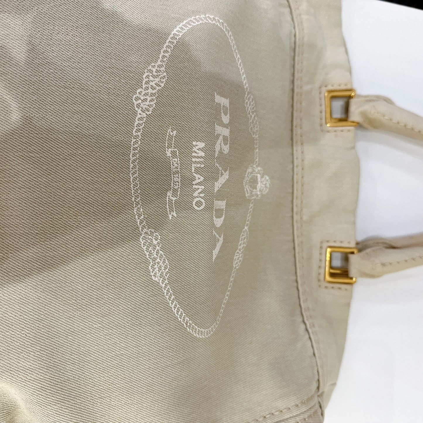 Prada Denim Canapa Tote