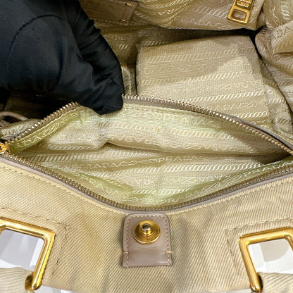 Prada Denim Canapa Tote