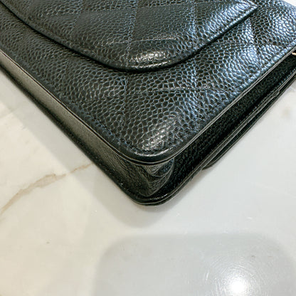 Chanel Wallet On Chain in Black GHW