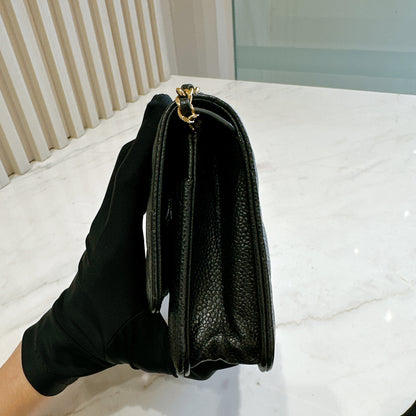 Chanel Wallet On Chain in Black GHW
