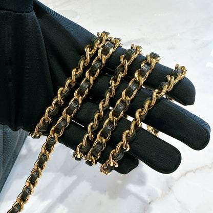 Chanel Wallet On Chain in Black GHW