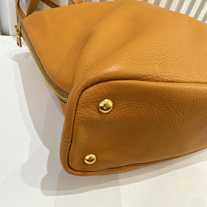 Prada Vitello Daino Leather Side Zip
