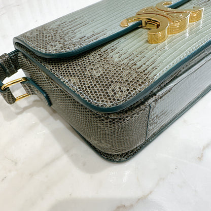 Celine Teen Triomphe Bag in Lizard
