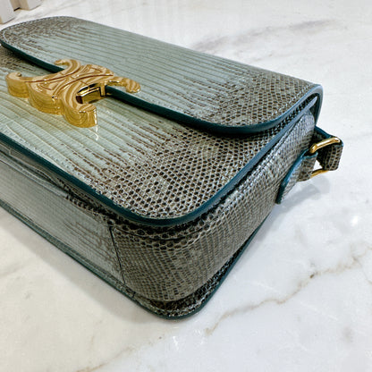 Celine Teen Triomphe Bag in Lizard